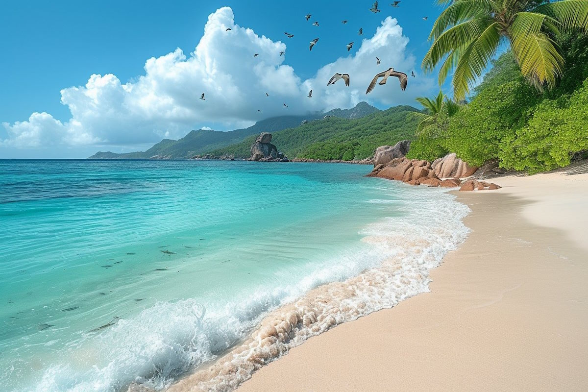 Bird Island aux Seychelles