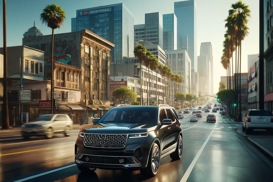 Voiture à Los Angeles